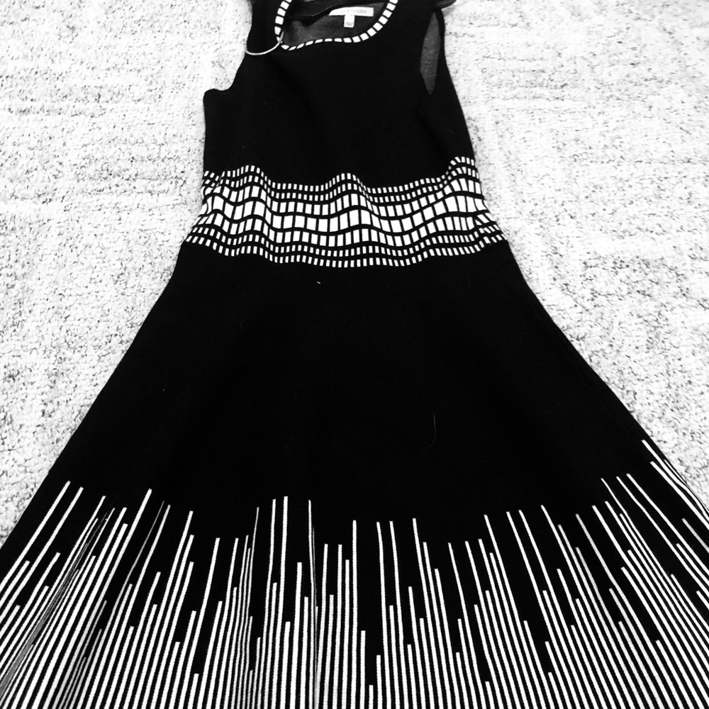 Black and white dress